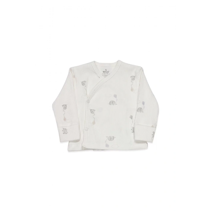 Bistyle Flying Elephant 3lü Zıbın Takım 13111 Ekru Gri