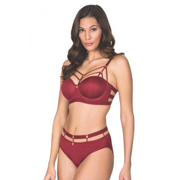 Biye Şeritli Halkalı Sütyen Takım Kadın 5045