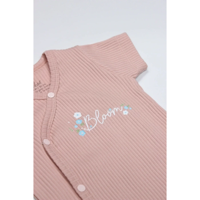 Bloom Rose 2li Yarım Kol Badi 17119 Ekru Gül Kurusu