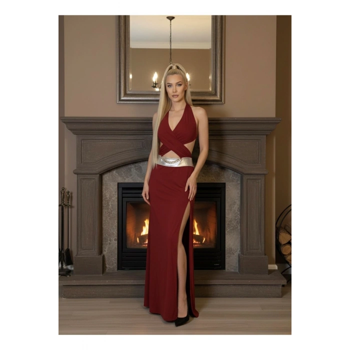 Bordo Fantezi Kostüm - 079