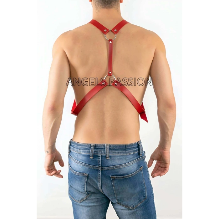 Deri Erkek  Harness Pantolon Aksesuar, Göğüs Erkek  Harness - Brfm27