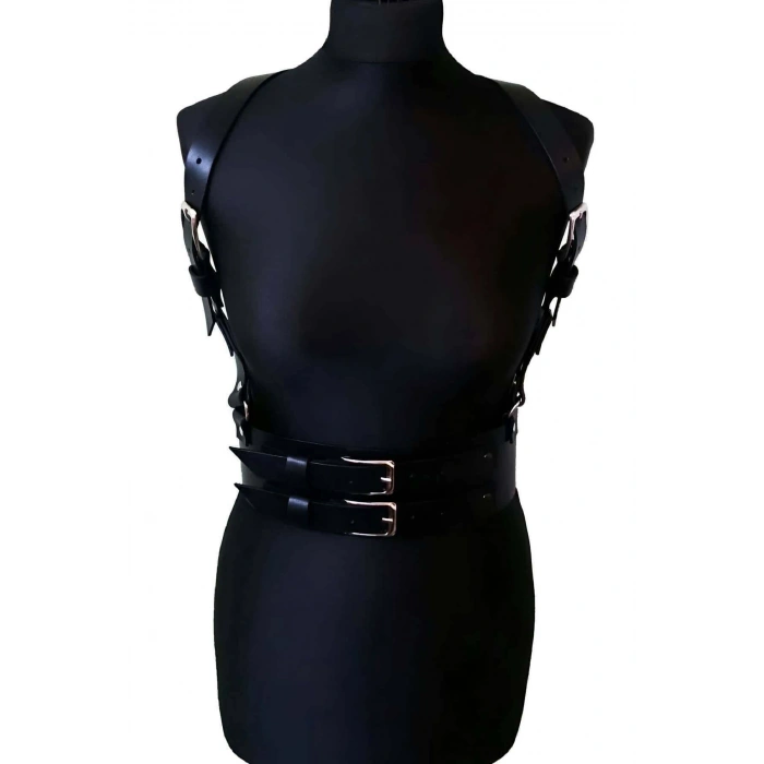 Deri Korse Harness, Şık Elbise Kemeri - Brf914