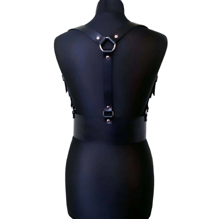 Deri Korse Harness, Şık Elbise Kemeri - Brf914