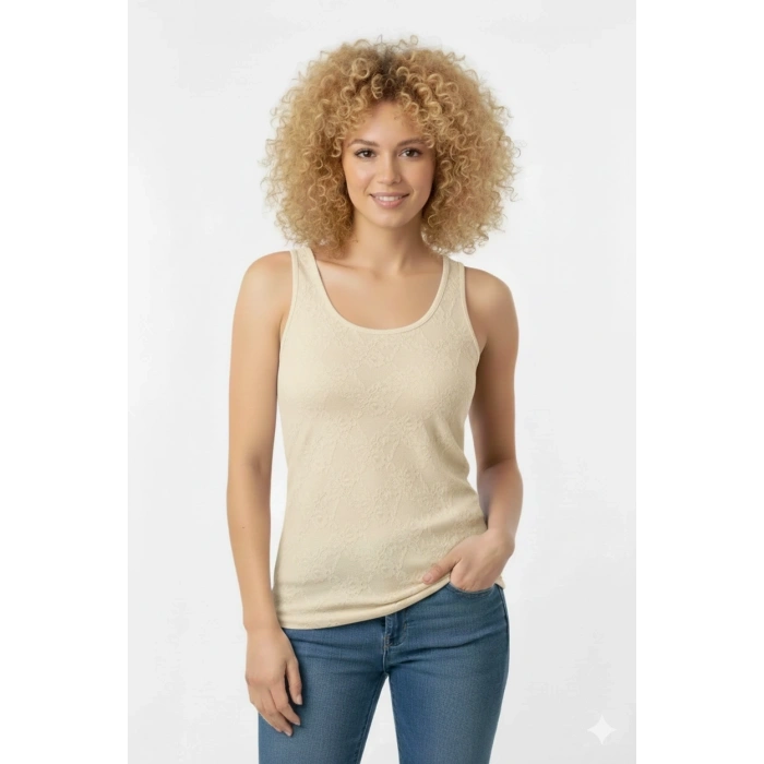 Dorya Dantelli Kalın Askılı Atlet 1031