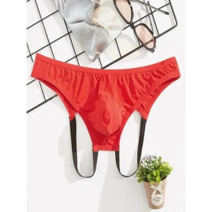 Erkek  Fantazi Kırmızı Jockstrap İç Giyim