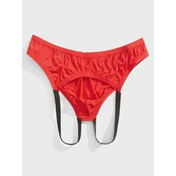 Erkek  Fantazi Kırmızı Jockstrap İç Giyim