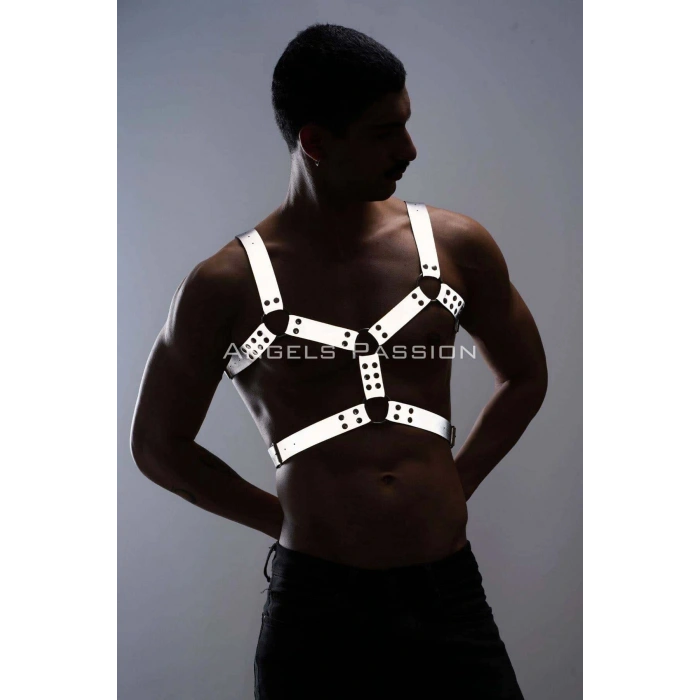 Erkek  Göğüs Harness - Reflektörlü (karanlıkta Yansıyan) Göğüs Harness - Brfm78