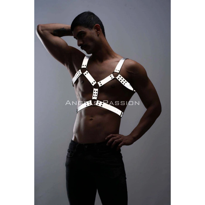 Erkek  Göğüs Harness - Reflektörlü (karanlıkta Yansıyan) Göğüs Harness - Brfm78