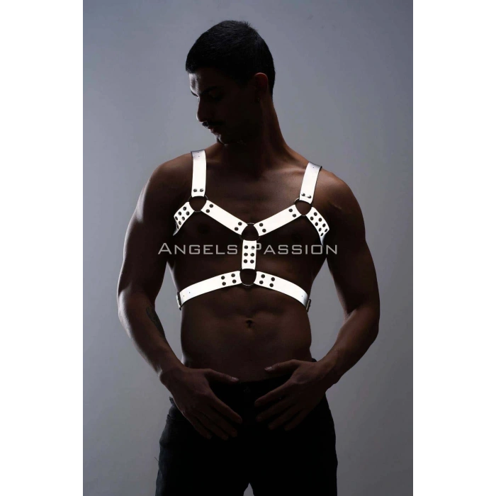 Erkek  Göğüs Harness - Reflektörlü (karanlıkta Yansıyan) Göğüs Harness - Brfm78