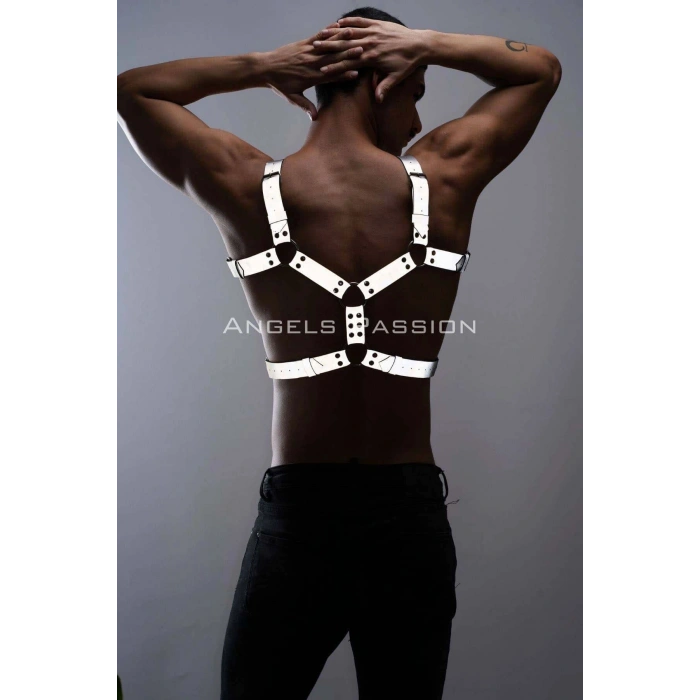 Erkek  Göğüs Harness - Reflektörlü (karanlıkta Yansıyan) Göğüs Harness - Brfm78