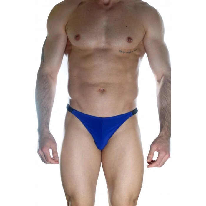 Erkek  Mavi Arkası Büzgülü Brazillian Slip