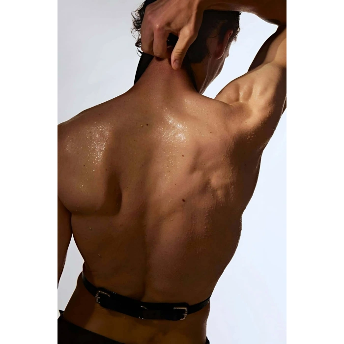 Erkek  V Göğüs Harness, Şık Gömlek Aksesuar - Brfm145