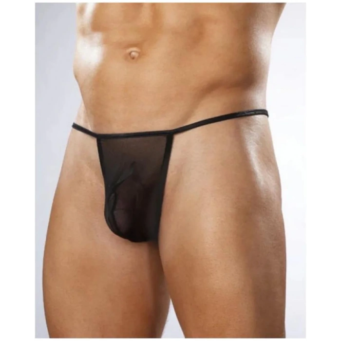 Fantezi Transparan Seksi Tül Erkek String