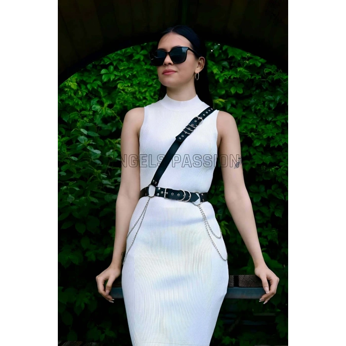 Gömlek, Elbise, T-shirt Kemeri, Şık Deri Kemer - Brf813