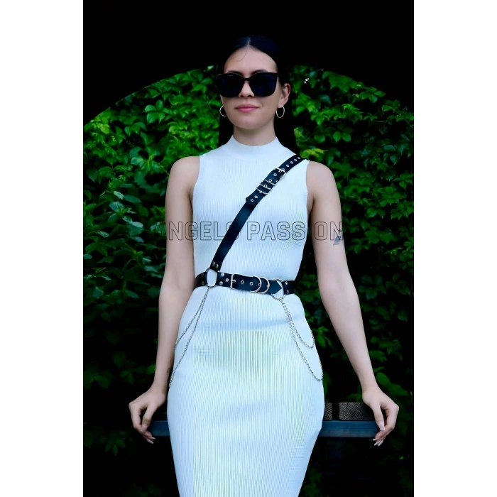 Gömlek, Elbise, T-shirt Kemeri, Şık Deri Kemer - Brf813