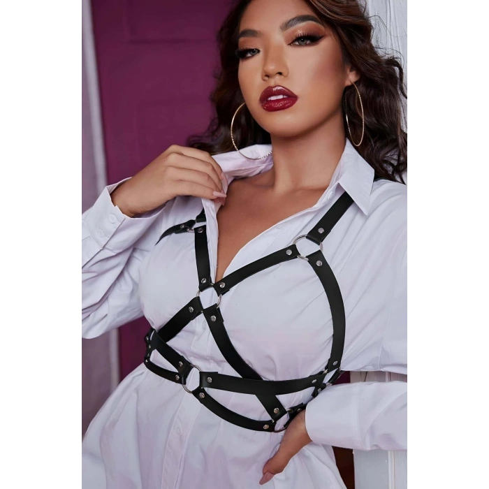 Gömlek Ve T-shirt Üzeri Deri Kemer - Brf816