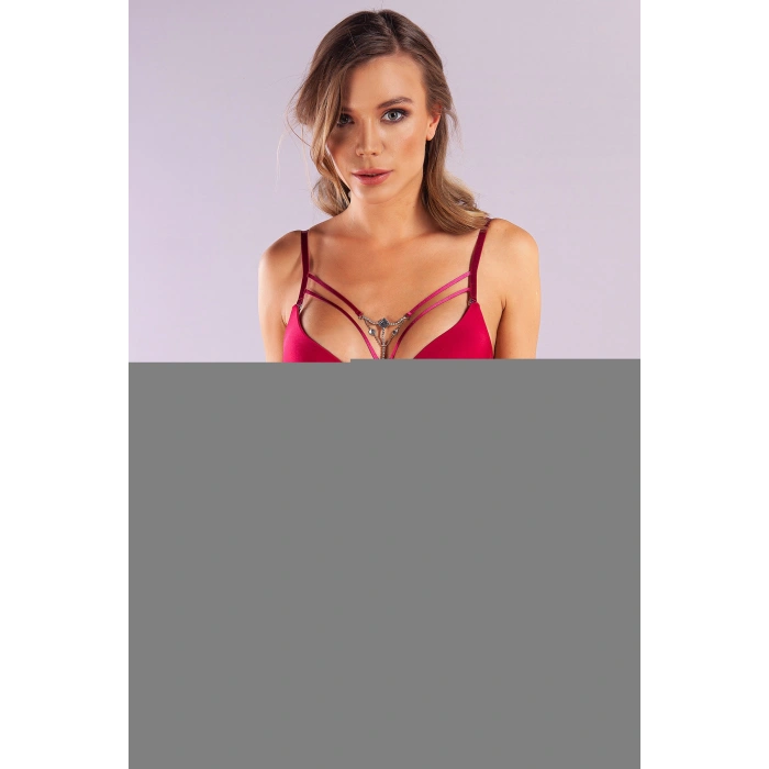 Gorbus Foam Cup Push Up Bra, Şarap Renk  Konforlu Ve Şık Sütyen