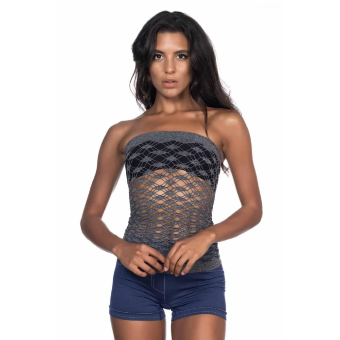 Gri Mı Emay 5034 Fantazi Büstiyer Atlet Korse