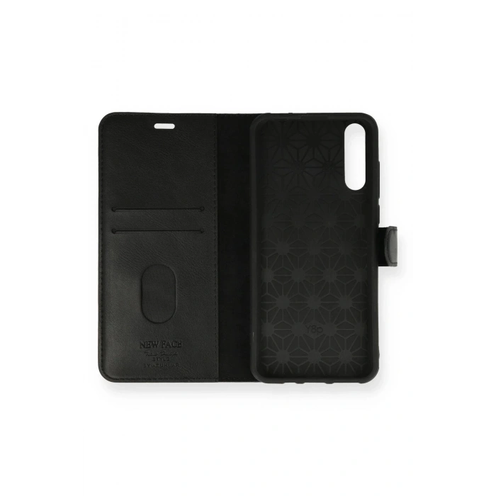 Huawei P Smart S Kılıf Trend S Plus Kapaklı Kılıf - Siyah