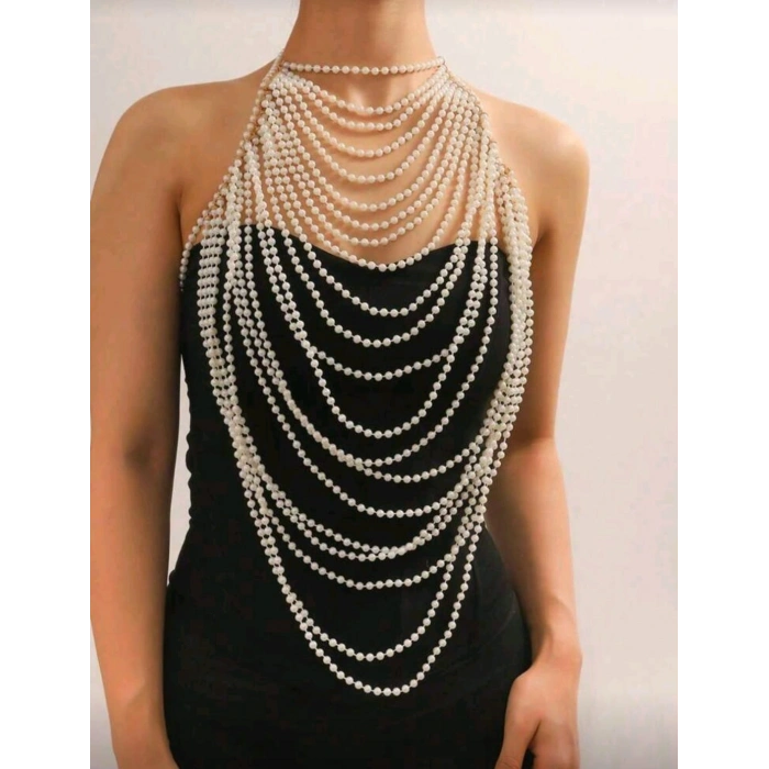 İncili Seksi Vücut Aksesuarı , Şık Bustiyer