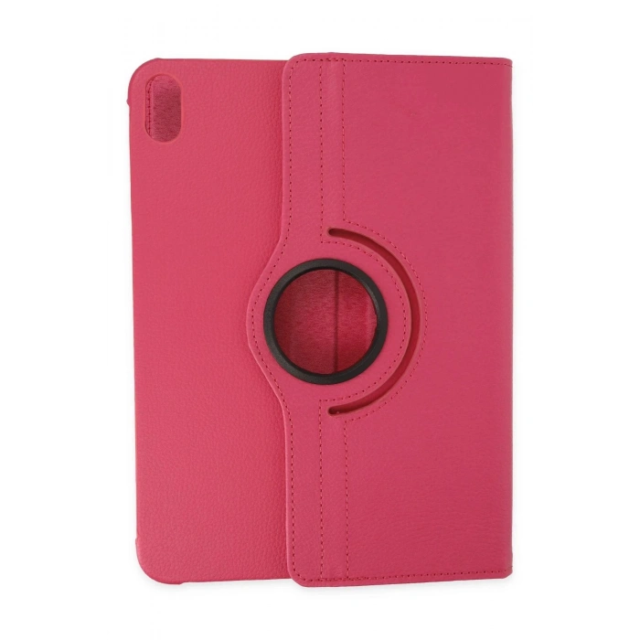 iPad 2022 10.9 (10.nesil) Kılıf 360 Tablet Deri Kılıf - Pembe