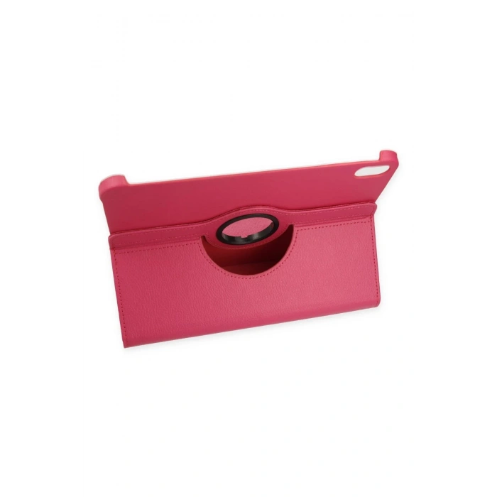 iPad 2022 10.9 (10.nesil) Kılıf 360 Tablet Deri Kılıf - Pembe