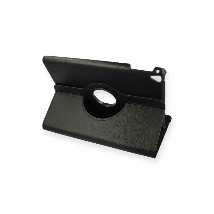 iPad 9.7 (2018) Kılıf 360 Tablet Deri Kılıf - Siyah