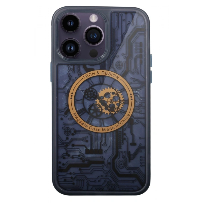 iPhone 13 Pro Kılıf Magic Magneticsafe Silikon - Siyah