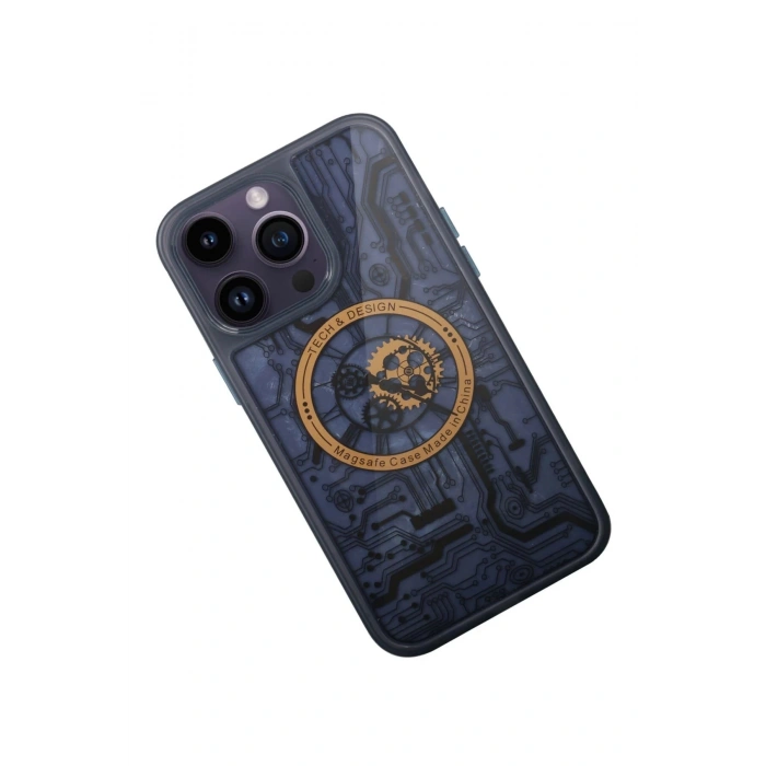 iPhone 13 Pro Kılıf Magic Magneticsafe Silikon - Siyah