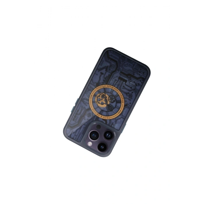 iPhone 13 Pro Kılıf Magic Magneticsafe Silikon - Siyah