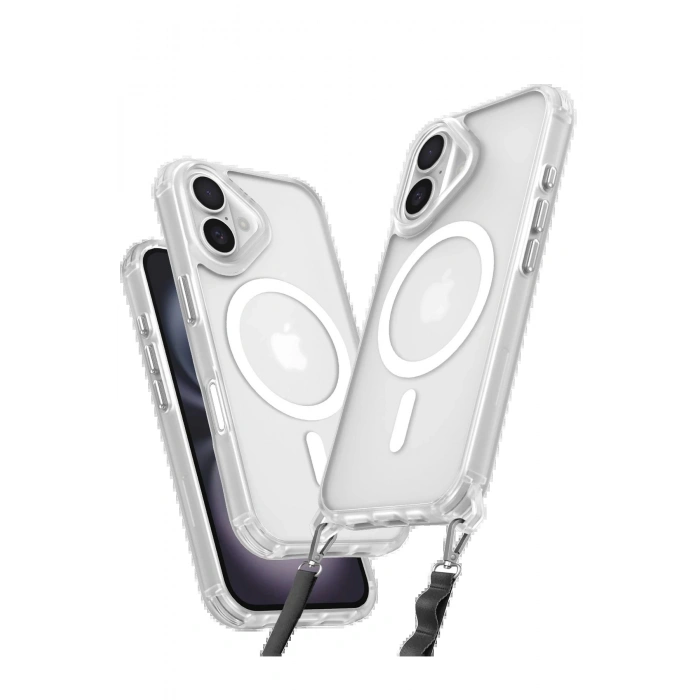 iPhone 16 Plus Kılıf Enka Magsafe Silikon Kılıf - Şeffaf