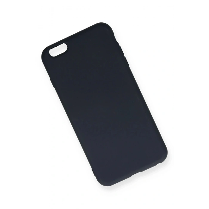 iPhone 6 Plus Kılıf Nano içi Kadife Silikon - Lacivert