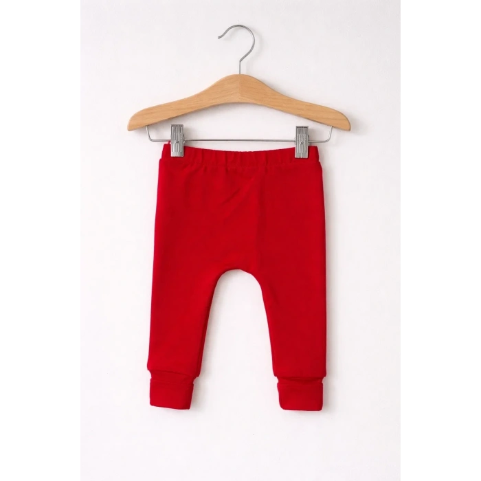 Kalp Desenli Kulaklı 3 Lü Kız Bebek Takımı