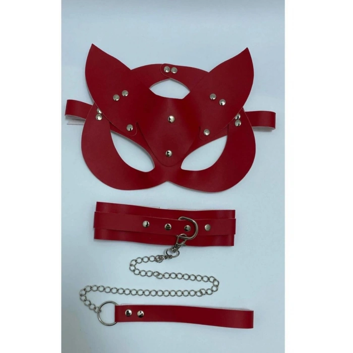 Kırmızı Tasma Set