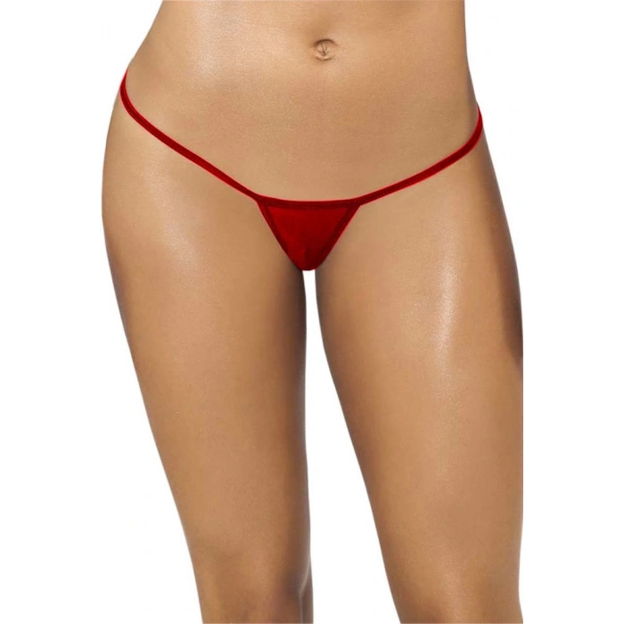 Kırmızı Tül Tanga Brf1115