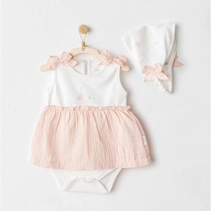 Love Family Bebek Elbise Takım Salmon