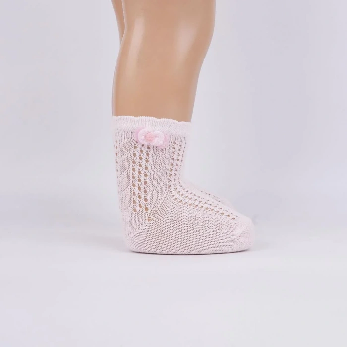 Maskot Aks File Kız Bebek Soket Çorap K43017 Asorti