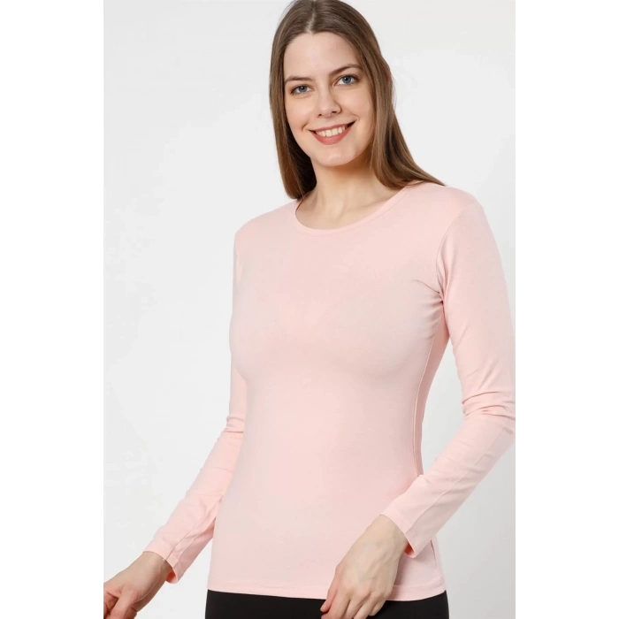 Moda Bayan Uzun Kol Body Pudra