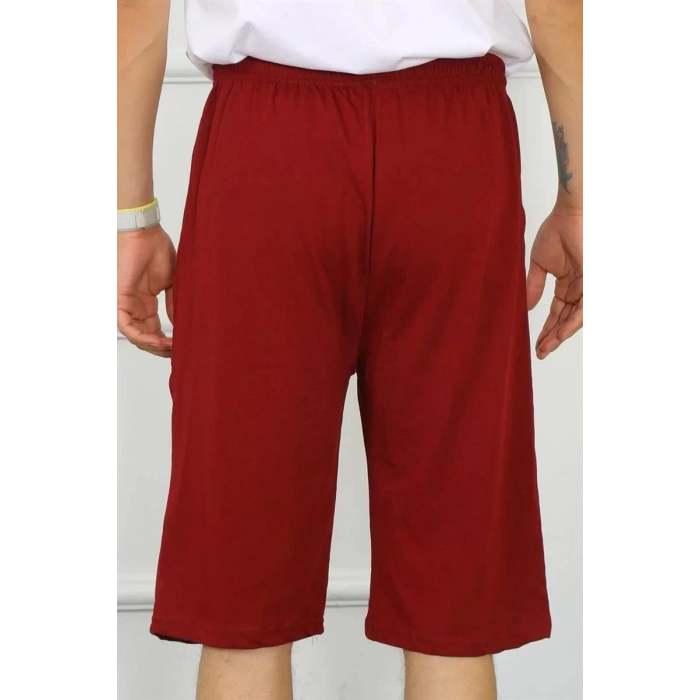 Moda Erkek Cepli Pamuk Lakost Kapri Bordo