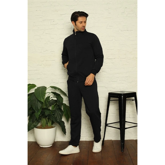 Moda Erkek Eşofman Takımı Lacivert
