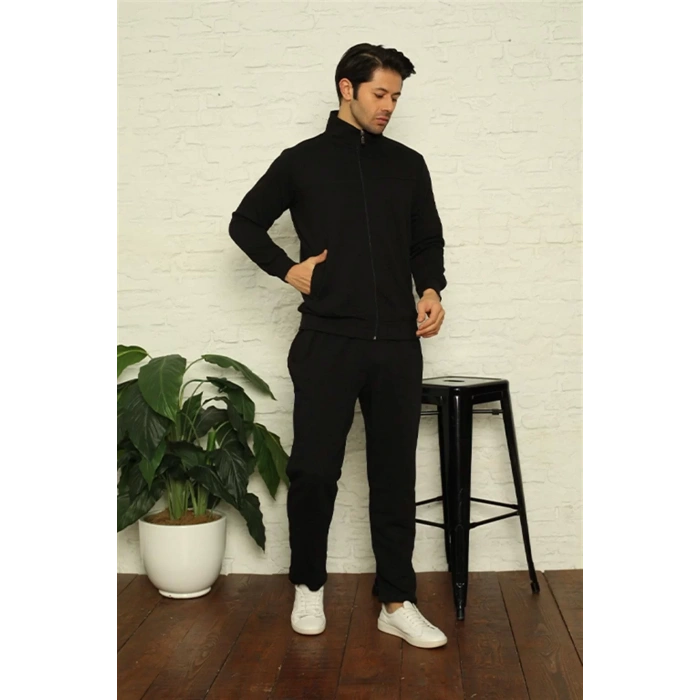 Moda Erkek Eşofman Takımı Siyah
