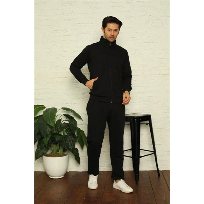 Moda Erkek Eşofman Takımı Siyah