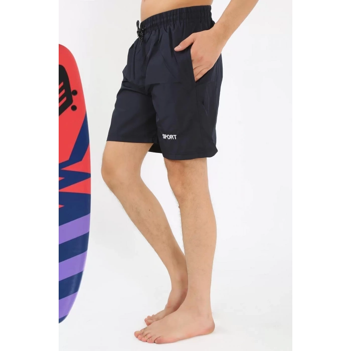 Moda Erkek Lacivert Deniz Şortu