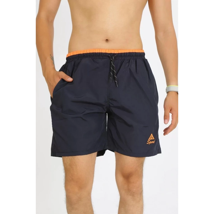 Moda Erkek Lacivert Deniz Şortu