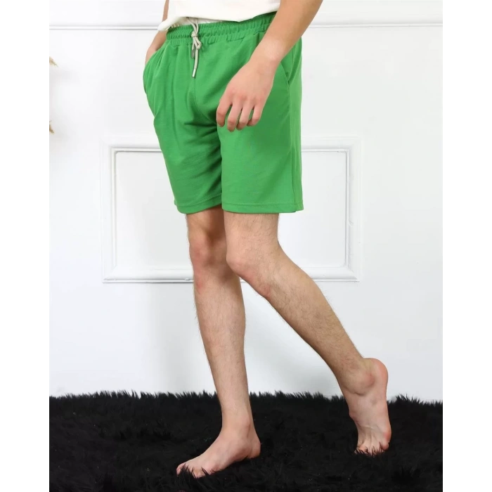 Moda Erkek Lakost Fıstık Yeşili Şort