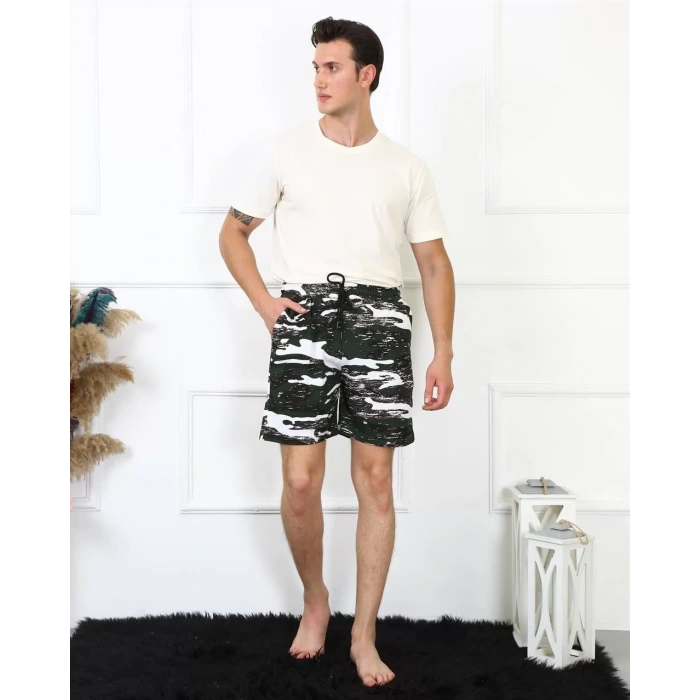 Moda Erkek Lakost Siyah Şort