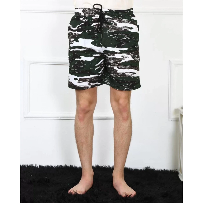 Moda Erkek Lakost Siyah Şort