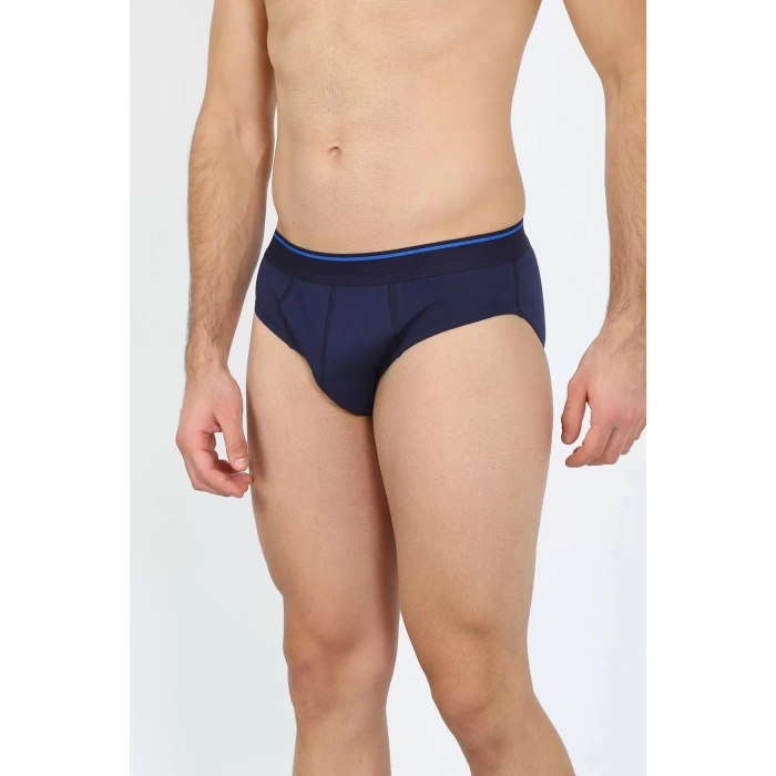 Moda Erkek Pamuk 3lü Laci Beyaz Gri Likralı Slip