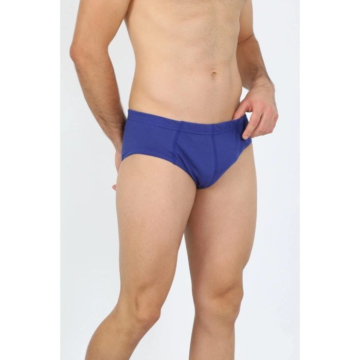 Moda Erkek Pamuk 3lü Saks Slip