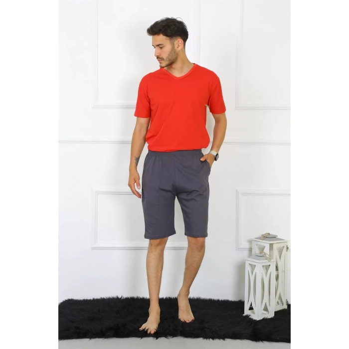 Moda Erkek Pamuk Füme Kapri